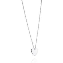 Efva Attling Plectrum Plain Pendant Necklace - Silver