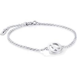 Efva Attling Mini Peace Bracelet - Silver
