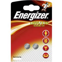 Energizer LR44/A76 Compatible 2-pack Silver