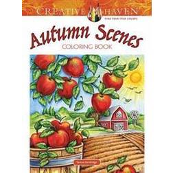 Autumn Scenes Coloring Book (Paperback, 2017)