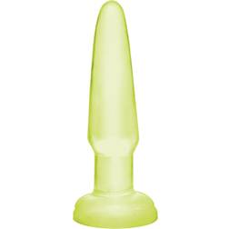 Pipedream Basix Rubber Works Beginner's Butt Plug Glow In The Dark