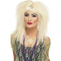 Smiffys 80's Crimp Wig Blonde