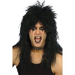 Smiffys Hard Rocker Wig Black