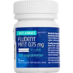 Actavis Fludent Mint 0.75mg 100-pack