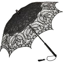 Von Lilienfeld Vivienne Lace Umbrella Black (8405)