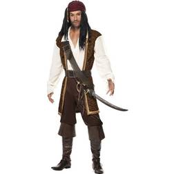 Smiffys Costume Homme Pirate De Haute Mer Marron