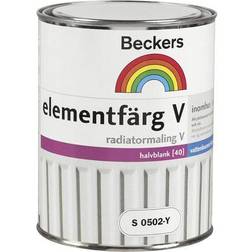 Beckers V Elementfärg Vit 0.5L