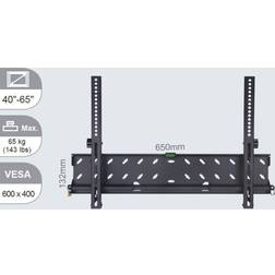 VivoLink Wall Mount Large Tilt 600 x 400