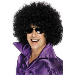 Smiffys Svart 70 Tals Afroperuk