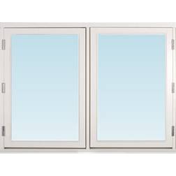 SP Fönster Lingbo PVC-U, Trä Sidohängt fönster 2-glasfönster 158x98cm