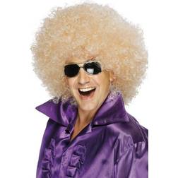 Smiffys Afro Wig Mega Huge Blonde