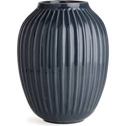 Kähler Hammershøi H 25.5 cm / Blanc - Anthracite Vase 25.5cm