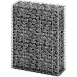 vidaXL Gabion Basket Wall with Lids 80x100cm