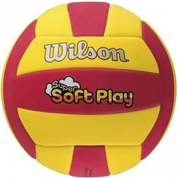 Wilson Voleibol Super Soft Play Pelota Alta Calidad, Color Azul Naranja, Tacto Suave, Entrenamiento de Balonmano, Volley al Aire Libre