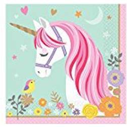 Amscan 16 Tovaglioli Unicorno Magico