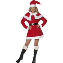 Smiffys Miss Santa Fleecedräkt