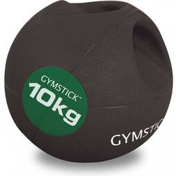 Gymstick Palla medica con manici 10 kg nero