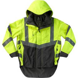 Mascot Workwear 15501-231 Yellow/Navy Unisex Hi Vis Jacket