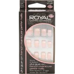 Royal Cosmetics French Manicure Nail Tips 12 pcs