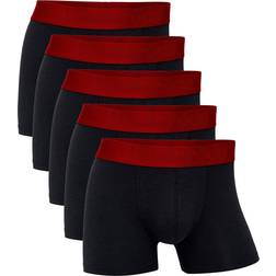 Resteröds Gunnar Bamboo Boxer 5-pack - Black/Red