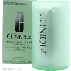 Clinique Facial Soap with Dish Extra Mild 100g