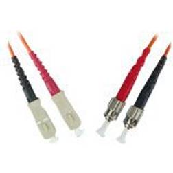 MicroConnect Multimode 62.5/125 ST - SC 1m