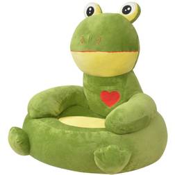 vidaXL Plush Children's Chair Frog