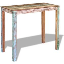 vidaXL Solid Recycled Wood Bar Table 23.6x45.3"