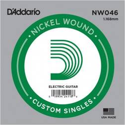 D'Addario Corde au détail NW046 guitare électrique Filet rond 046