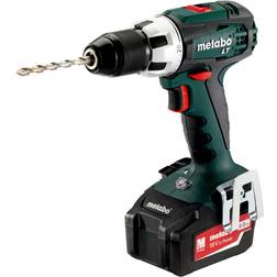 Metabo BS 18 LT 602102500 Trapano avvitatore a batteria 18 V 4 Ah Li-Ion incl. seconda batteria, incl. valigia