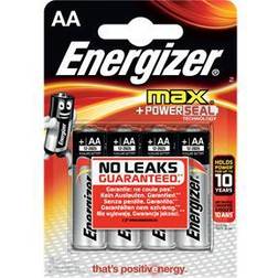 Energizer Blister di 4 batterie Max LR6 (aa)