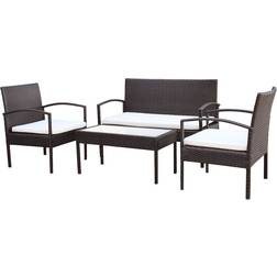 vidaXL 42672 Loungeset, Bord inkl. 2 Stolar