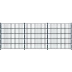 vidaXL Fence Panel with Posts 200cmx6m