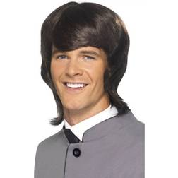 Smiffys 60's Male Mod Wig Brown 43233