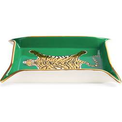 Jonathan Adler Valet Tiger Green Serving Tray