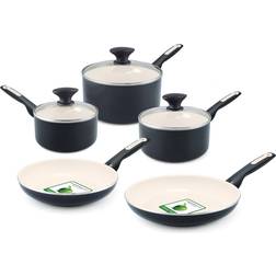 GreenPan Sofia Ceramic Non Stick Cookware Set with lid 5 Parts