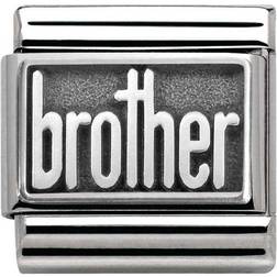 Nomination Composable Classic Link Brother Charm - Silver