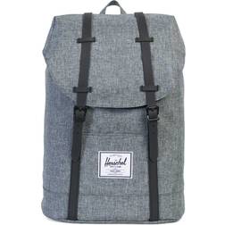 Herschel Classic 19.5L Retreat Backpack, Raven Crosshatch/Black Rubber