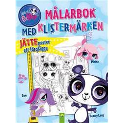 Petshop. Målarbok med klistermärken (Häftad)
