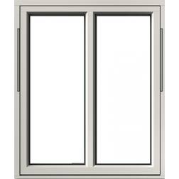 Elitfönster Original Aluminium Vridfönster 3-glasfönster 58x48cm