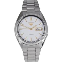 Seiko 5 Automatic 21 Jewels SNXG47 SNXG47K1 SNXG47K Homme Blanc