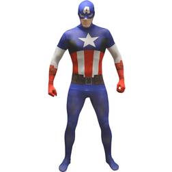 Morphsuit Captain America Maskeraddräkt
