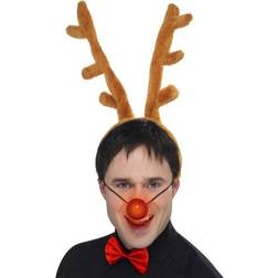 Smiffys Reindeer Set Brown