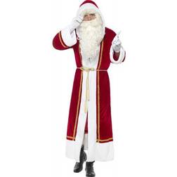 Smiffys Costume da Babbo Natale Mantello Lusso per adulto