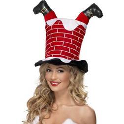 Smiffys Santa Stuck in Chimney Hat