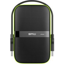 Silicon Power Armor A60 disque dur externe 5000 Go Noir, Vert