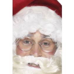 Smiffys Wire Framed Santa Specs Silver