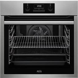 AEG BES331110M Rustfri stål, Sort