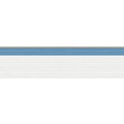 Cole & Son Bordüre Jaspe Border von White/ Blue Gold bleu