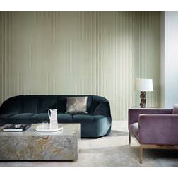 Cole & Son Tapete College Stripe von Duckegg Gilver vert/vert clair